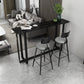 Table de comptoir rectangulaire en pierre de style moderne, pour la maison