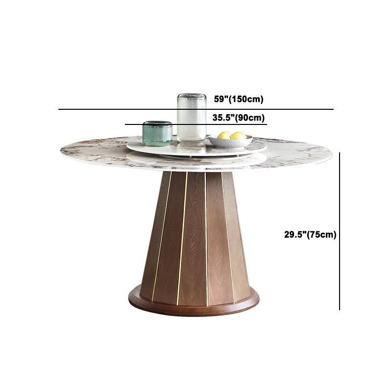 Moderne stijl gesinterde stenen eetgelegenheid hout 1/4/5/7 stukken eetgelegenheden voor eetruimtes