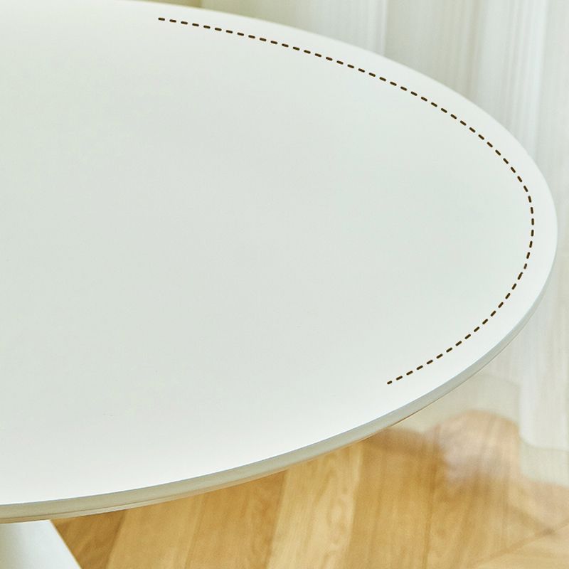 Modernistic Frosted Pedestal End Table Round Wood Side End Table Clearhalo 'Coffee & Accent Tables' 'End & Side Tables' 'end_side_tables' 'furn' 'furn_end_side_tables' 'Furniture' 'Living Room Furniture' 1200x1200_35706e3c-ea81-4801-866d-343e64ae3a63