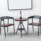 Industrial Dining Chair Open Arm Back Chair with 4 Black Metal Legs for Home Use Clearhalo ' kitchen&dining_furn' 'Dining Chairs' 'Dining Tables & Seating' 'dining_chair' 'furn' 'furn_dining_chair' 'Furniture' 'furniture_dining_chair' 'Kitchen & Dining Furniture' 'kitchen' 1200x1200_3570bdb0-960f-40eb-997b-b81bd9edaba7