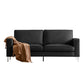 Cushions Faux Leather Square Arm Sofa with Stain Resistant and Waterproof Clearhalo 'furn' 'furn_sofas' 'Furniture' 'furniture_sofas' 'kitchen' 'kitchen_sofas' 'Living Room Furniture' 'Sofa' 'sofas' 1200x1200_3570e78d-cc8e-49f1-9c8f-7e0cb38bb417