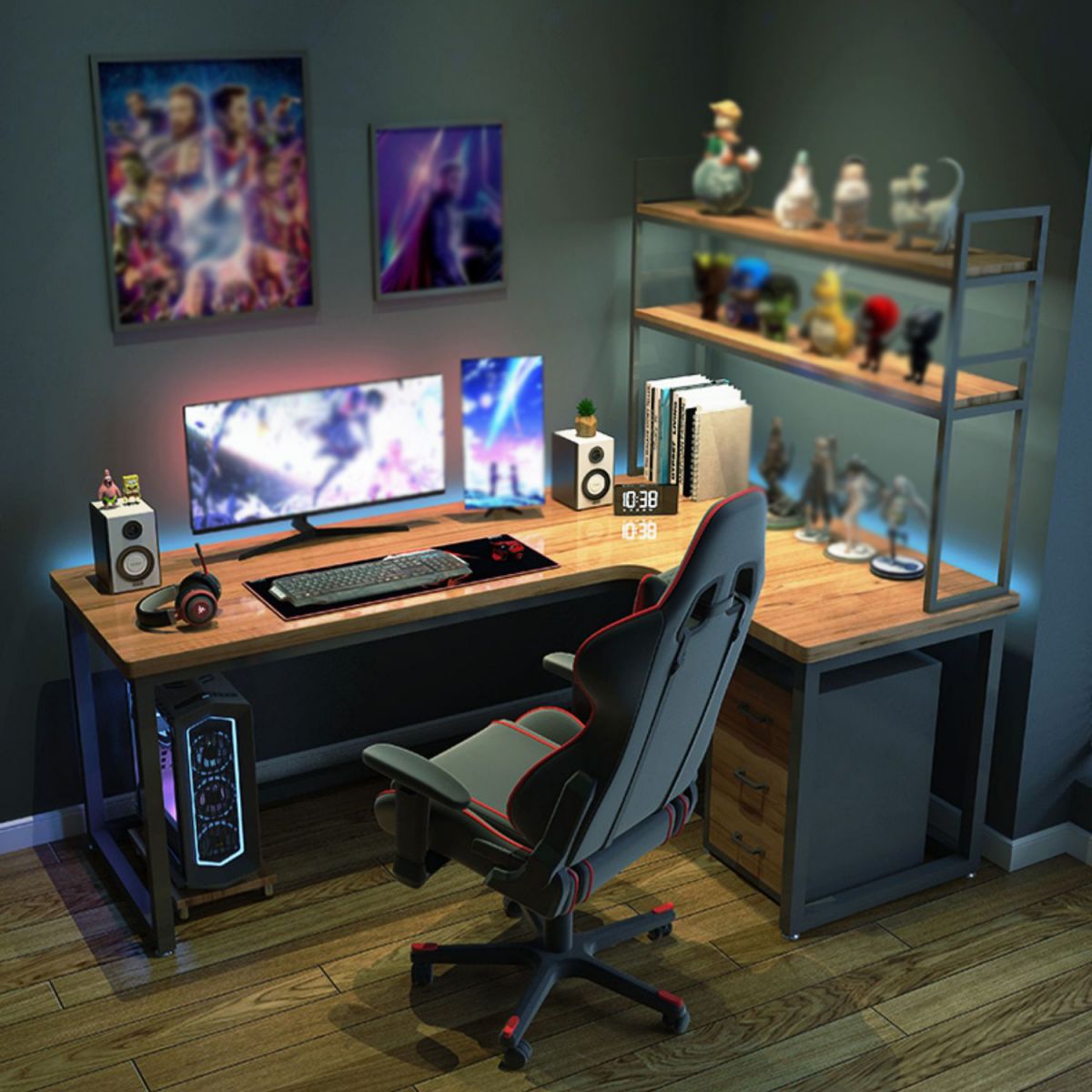 Home Office Writing Table L-Shaped Modern Solid Wood Work Desk Clearhalo 'furn' 'furn_office_desk' 'Furniture' 'furniture_office_desk' 'Office Desks' 'Office Furniture' 'office_desk' 1200x1200_35722ad5-ad37-4234-a824-74abcdeabdf7