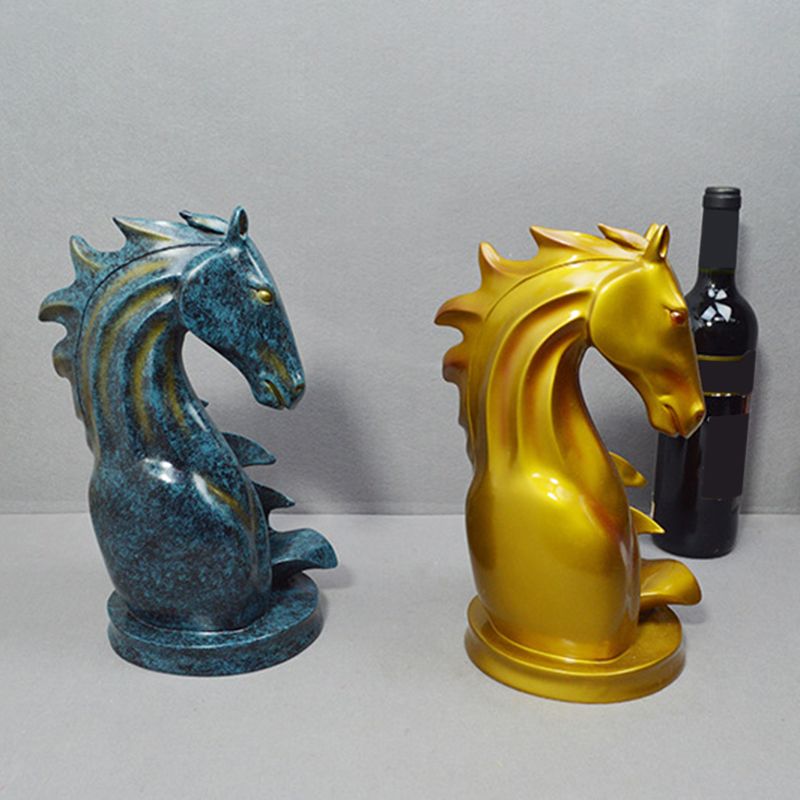 Botella de la rejilla de vino de resina glamorosa botella de la rejilla de vino para la sala de estar