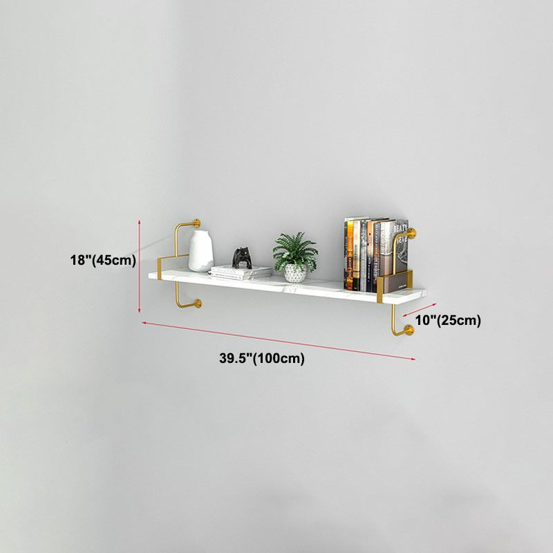 9.84"W Bookshelf Glam Style Wall Mounted Bookcase for Home Office Study Room Clearhalo 'Bookcases' 'furn' 'furn_bookcases' 'Furniture' 'furniture_bookcases' 'kitchen' 'kitchen_bookcases' 'Living Room Furniture' 'Office Furniture' 1200x1200_35765ed6-f7ea-4473-b078-3aaecd8b36fd