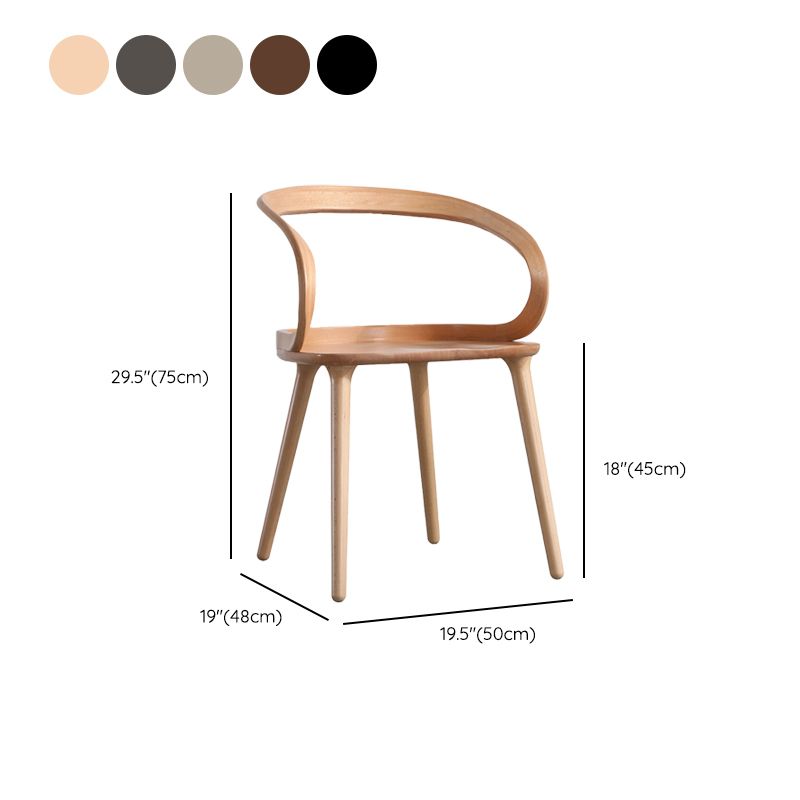 Sillas de comedor de madera sólida sillas de comedor de estilo diseñador para comedor