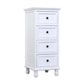 Solid Wood Accent Chest with Drawers 13.77" Wide Chest with Bun Feet Clearhalo 'Cabinets & Chests' 'cabinets_chests' 'furn' 'furn_cabinets_chests' 'Furniture' 'Living Room Furniture' 1200x1200_35783398-eb03-4cdc-812f-ad43e1e67bed