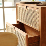 Contemporary Chest Rectangle Wicker&Rattan with Drawer Accent Chest Clearhalo 'Cabinets & Chests' 'cabinets_chests' 'furn' 'furn_cabinets_chests' 'Furniture' 'Living Room Furniture' 1200x1200_3579297b-7462-495e-ac1c-63c4861ca0ee