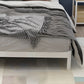 Modern Metal Folding Bed Rectangular Open-Frame Bed with Metal Legs