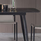 Modern Black 1/4/5/7 Pieces Dining Set Rectangle Legs Stone Indoor Dinette Set Clearhalo 'Dining Room Sets' 'Dining Tables & Seating' 'dining_room_set' 'furn' 'furn_dining_room_set' 'Furniture' 'Kitchen & Dining Furniture' 1200x1200_35795de6-7be1-47b9-9d83-269f120a8664