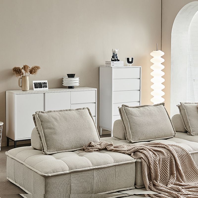 Mesa de buffet de piedra y madera del aparador de buffet con cajones