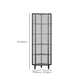 Contemporary Metal China Cabinet Glass Doors Display Cabinet with Doors for Dining Room