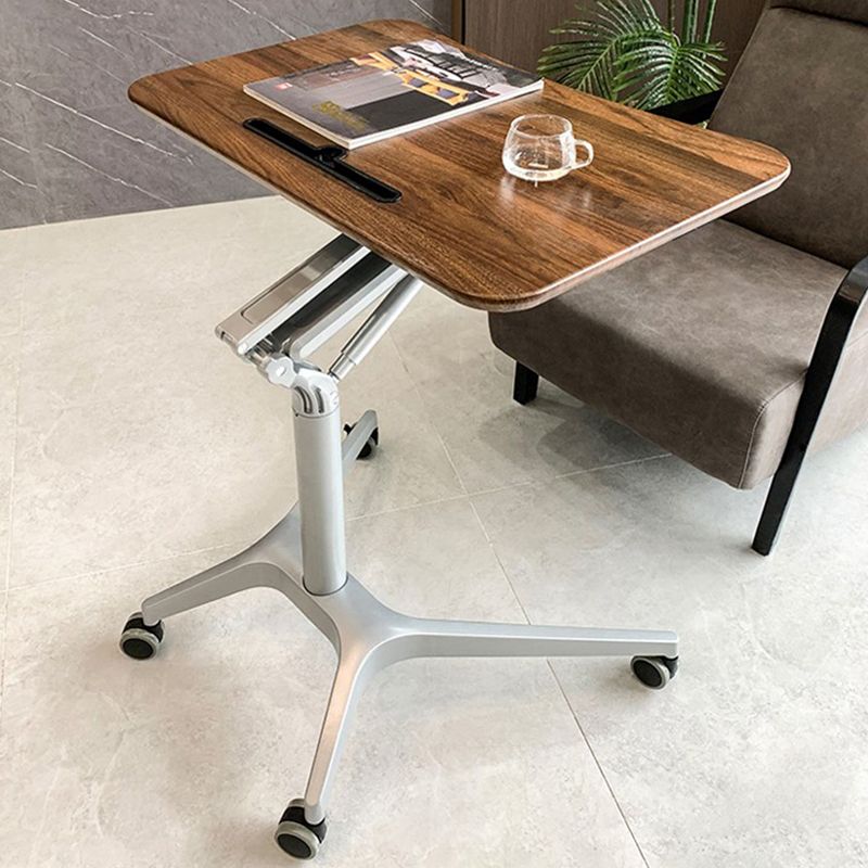 Rectangular Shaped Standing Desk Black/Silver/White Writing Desk for Office