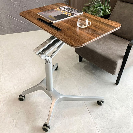 Scrivania in piedi a forma di rettangolare nero/argento/bianco scrivania per ufficio