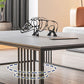 Aucune table basse simple pénible de cadre d'ardoise grise moderne de table basse