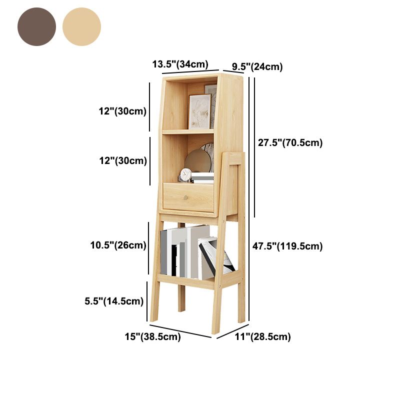 Modern Style Bookshelf Open Solid Wood Shelf Bookcase for Home Clearhalo 'Bookcases' 'furn' 'furn_bookcases' 'Furniture' 'furniture_bookcases' 'Office Furniture' 1200x1200_3584c21a-24fc-43a2-b289-e7ab3e53016d