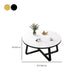 Stone Geometric Contemporary Coffee Table Cross Legs Coffee Table Clearhalo 'Coffee & Accent Tables' 'Coffee Tables' 'coffee_tables' 'furn' 'furn_coffee_tables' 'Furniture' 'Living Room Furniture' 1200x1200_358519e3-9882-4821-9cab-fe9830c1026f