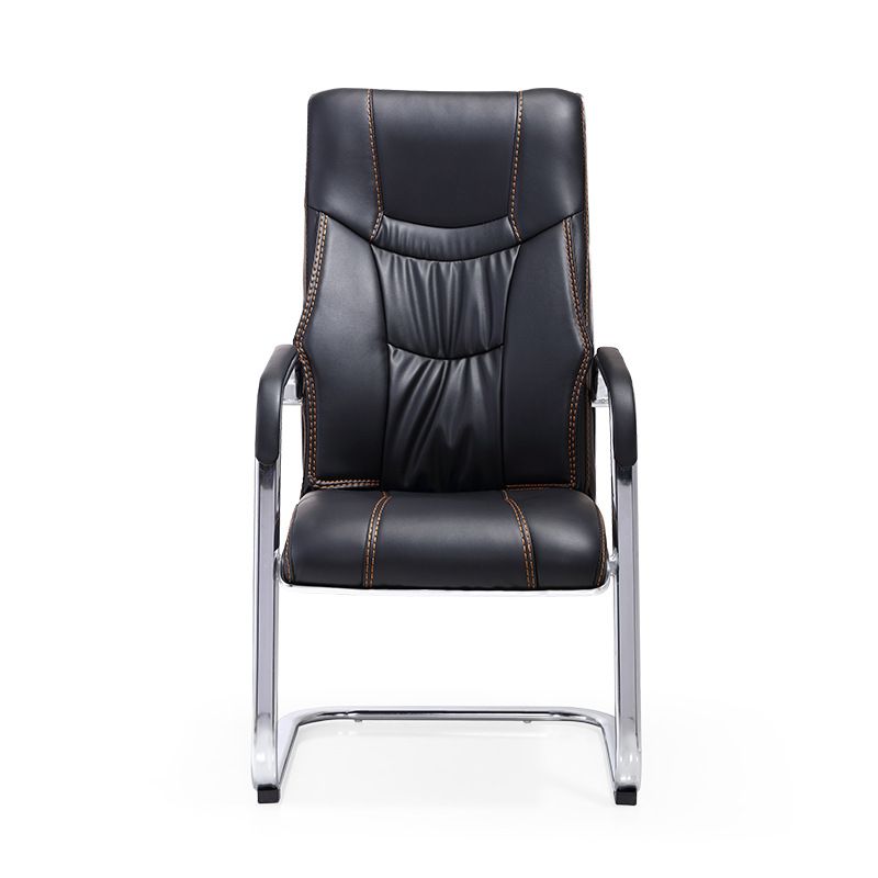 Faux Leather Task Chair Modern High Back Office Chair with Fixed Arms Clearhalo 'furn' 'furn_office_chair' 'Furniture' 'furniture_office_chair' 'Office Chairs' 'Office Furniture' 'office_chair' 1200x1200_3588c638-0108-460f-a00d-a3f8b88d4ab4