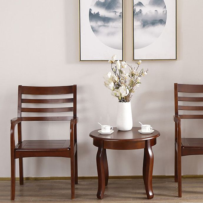 Traditional Rubberwood Arm Chair Wood Ladder Back Single Dining Armchair Clearhalo ' kitchen&dining_furn' 'Dining Chairs' 'Dining Tables & Seating' 'dining_chair' 'furn' 'furn_dining_chair' 'Furniture' 'furniture_dining_chair' 'Kitchen & Dining Furniture' 'kitchen' 1200x1200_3588d5e0-e349-474c-8841-e2b6e71f22d6