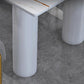 Modern Stone Top Table for Restaurant Oval Table with White Tripod Base Clearhalo 'Dining Tables & Seating' 'Dining Tables' 'dining_table' 'furn' 'furn_dining_table' 'Furniture' 'furniture_dining_table' 'Kitchen & Dining Furniture' 'kitchen' 'kitchen_dining_table' 1200x1200_358939a0-f95e-4f9a-90ed-1579a78e4fd4