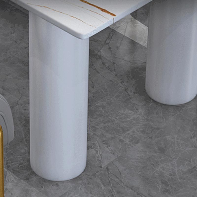 Modern Stone Top Table for Restaurant Oval Table with White Tripod Base Clearhalo 'Dining Tables & Seating' 'Dining Tables' 'dining_table' 'furn' 'furn_dining_table' 'Furniture' 'furniture_dining_table' 'Kitchen & Dining Furniture' 'kitchen' 'kitchen_dining_table' 1200x1200_358939a0-f95e-4f9a-90ed-1579a78e4fd4
