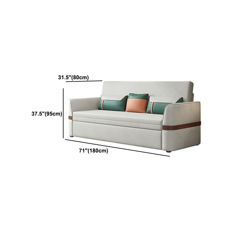 Sofá sofá de sofá resistente a las manchas sofá con 3 almohadas