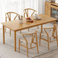Rectangle Simplicity Dining Table Wood Color Fixed Table of Pinewood Solid Wood Clearhalo ' dining_table' 'Dining Tables & Seating' 'Dining Tables' 'furn' 'furn_dining_table' 'Furniture' 'furniture_dining_table' 'Kitchen & Dining Furniture' 'kitchen&dining_furn' 'kitchen' 'kitchen_dining_table' 1200x1200_3589c5e2-22da-486c-8a82-a9653f79906f