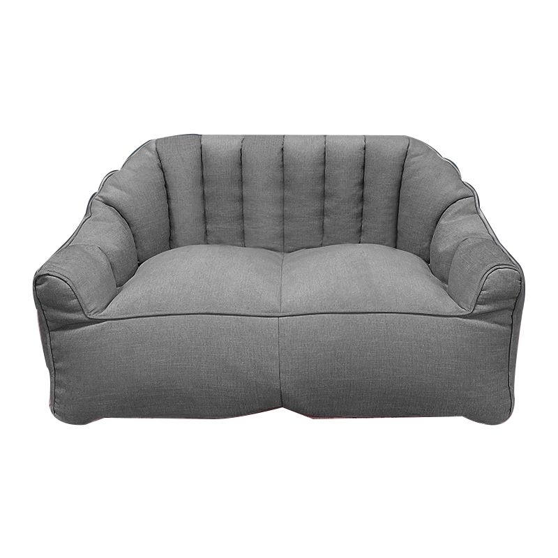 Velvet Loveseat Sofa Flared Apartment Arm Settee for Living Room