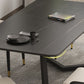 Sintered Stone Dining Table Modern Double Pedestal Dining Table Clearhalo ' dining_table' 'Dining Tables & Seating' 'Dining Tables' 'furn' 'furn_dining_table' 'Furniture' 'furniture_dining_table' 'Kitchen & Dining Furniture' 'kitchen&dining_furn' 'kitchen' 'kitchen_dining_table' 1200x1200_358d206c-e92c-4a6b-94f9-77fafca3c7a0