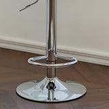 Contemporary Adjustable Height Swivel Upholstered Bar Stool with Footrest Clearhalo 'Bar Furniture' 'Bar Stools' 'bar_stools' 'furn' 'furn_bar_stools' 'Furniture' 'Kitchen & Dining Furniture' 1200x1200_358d93c1-84cd-452c-907b-240be3a60280