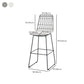 Modern Style Upholstered Counter Stool Bar-height Bar Stool with Footrest Clearhalo 'Bar Furniture' 'Bar Stools' 'bar_stools' 'furn' 'furn_bar_stools' 'Furniture' 'Kitchen & Dining Furniture' 1200x1200_358e4496-5444-4b11-9fc4-753b651a69fb