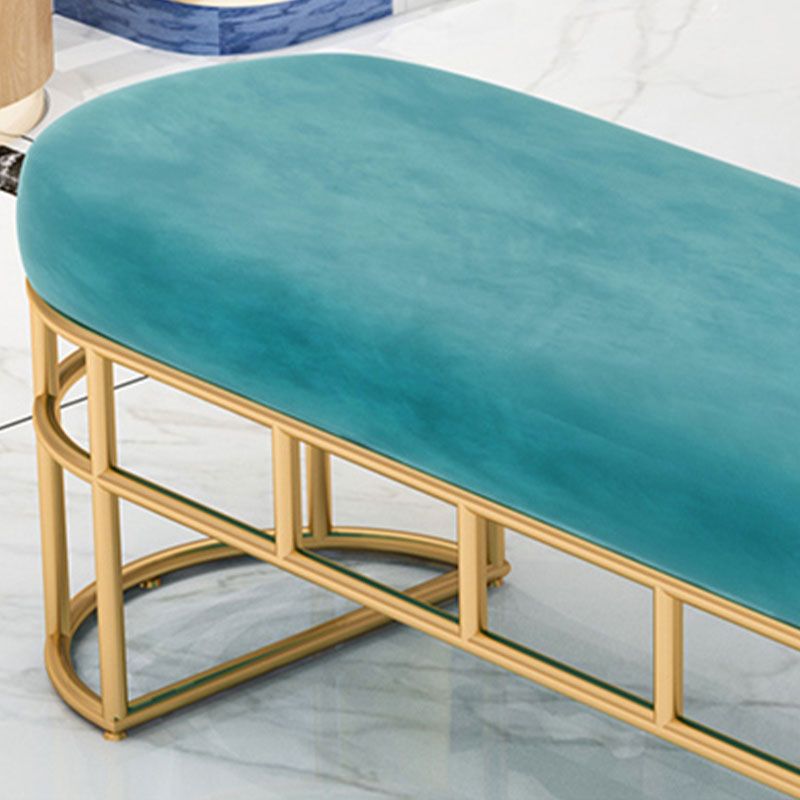 Banc d'entrée de style moderne banc de siège en métal, largeur de 14 pouces