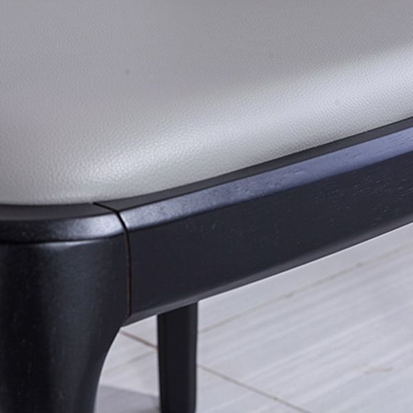 Industrial Ash Parsons Side Chair Matte Finish Leather Dining Chair (Set of 2) Clearhalo ' kitchen&dining_furn' 'Dining Chairs' 'Dining Tables & Seating' 'dining_chair' 'furn' 'furn_dining_chair' 'Furniture' 'furniture_dining_chair' 'Kitchen & Dining Furniture' 'kitchen' 1200x1200_358ef8a7-c2bc-4977-bd8b-18a694e141fb