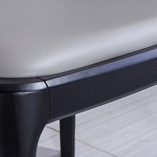 Industrial Ash Parsons Side Chair Matte Finish Leather Dining Chair (Set of 2) Clearhalo ' kitchen&dining_furn' 'Dining Chairs' 'Dining Tables & Seating' 'dining_chair' 'furn' 'furn_dining_chair' 'Furniture' 'furniture_dining_chair' 'Kitchen & Dining Furniture' 'kitchen' 1200x1200_358ef8a7-c2bc-4977-bd8b-18a694e141fb