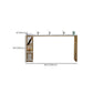 Glam Rectangle Counter Height Dining Table White and Gold Pub Table Clearhalo 'Bar Furniture' 'Bar Tables' 'bar_tables' 'furn' 'furn_bar_tables' 'Furniture' 'Kitchen & Dining Furniture' 1200x1200_35920b16-9a4f-4b6f-b592-01fbf3139db2