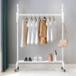 Metal Coat Hanger Hanging Metal Coat Rack Rail Entryway Kit with Shelf Clearhalo 'Entry & Mudroom Furniture' 'furn' 'furn_hall_tree_coat_racks' 'Furniture' 'Hall Trees & Coat Racks' 'hall_tree_coat_racks' 1200x1200_3592cd92-77ac-4dd3-8f27-52ef864b3220