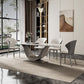 Designer Style Stone Top Dining Set Rectangle 1/3/4/5/7 Pieces Dining Room Table Set Clearhalo 'Dining Room Sets' 'Dining Tables & Seating' 'dining_room_set' 'furn' 'furn_dining_room_set' 'Furniture' 'furniture_dining_room_set' 'Kitchen & Dining Furniture' 1200x1200_35960fb8-8f96-4cd9-b4d9-26c49e393e5e