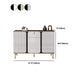 Sideboard Glam Sideboard con cassetto in pietra e sideboard a buffet in legno