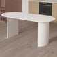 Solid Wood Contemporary Free Form Dining Table Marble Top Table for Dining Room Clearhalo ' dining_table' 'Dining Tables & Seating' 'Dining Tables' 'Furniture' 'furniture_dining_table' 'Kitchen & Dining Furniture' 'kitchen&dining_furn' 'kitchen' 'kitchen_dining_table' 1200x1200_3598b725-34ee-4e5d-8554-8aedc5525cae