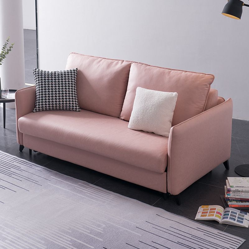 Vaste kleur bank bed lederen bank vierkante armbank bodem voor appartement