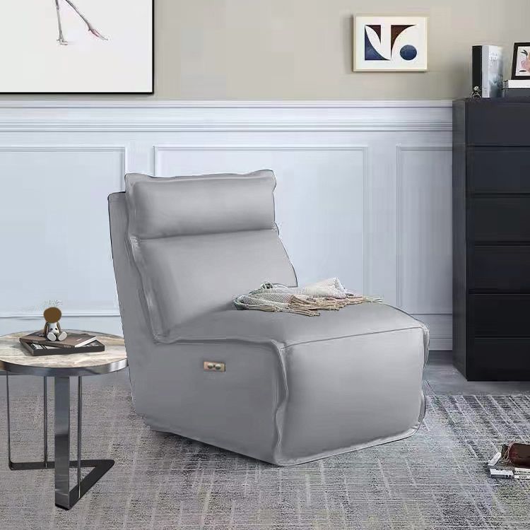 Reclinatura elettrica in pelle Modern Minimalist Household Recliner