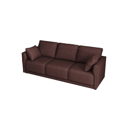 Faux Leather Sofa 25.59" D x 28.34" H Square Arm Sofa for Living Room Clearhalo 'furn' 'furn_sofas' 'Furniture' 'furniture_sofas' 'Living Room Furniture' 'Sofa' 'sofas' 1200x1200_35a11355-cbe8-429b-a838-6f56274187ef