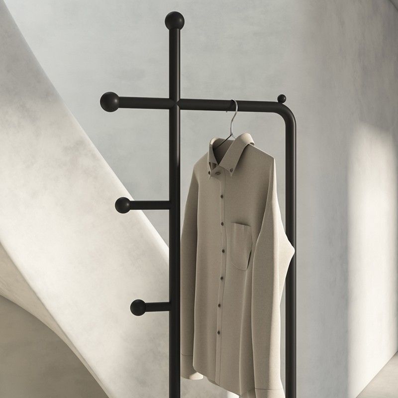 Contemporary Metal Entry Hall Tree 72.83 Inch Tall Hall Stand Clearhalo 'Entry & Mudroom Furniture' 'furn' 'furn_hall_tree_coat_racks' 'Furniture' 'Hall Trees & Coat Racks' 'hall_tree_coat_racks' 1200x1200_35a48cdd-86d7-4717-9af5-35544e6a9e6e