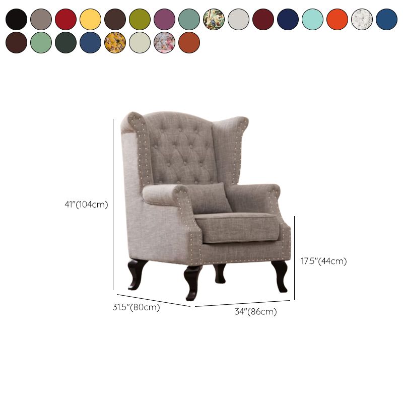 Chaise de baignade à armes roulées modernes du milieu du siècle