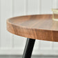Modern Style Round/oval Wooden Table Metal 4 Legs Base Coffee Table Clearhalo 'Coffee & Accent Tables' 'Coffee Tables' 'coffee_tables' 'furn' 'furn_coffee_tables' 'Furniture' 'Living Room Furniture' 1200x1200_35a67fa2-d4a1-4b22-8d47-bbc067a9691b
