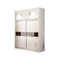 Modern Style Wardrobe Cabinet Glass Wardrobe Closet for Home
