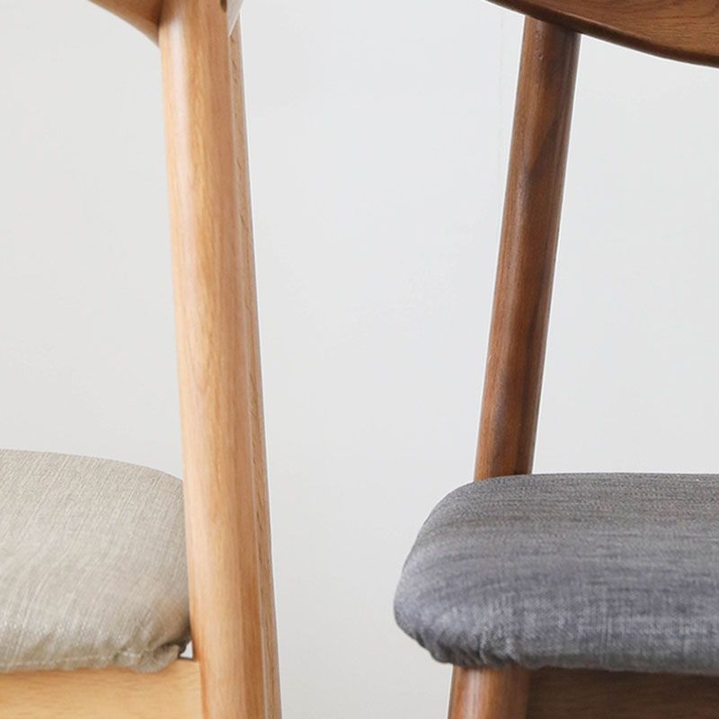 Contemporary Style Open Back Chairs Dining Armless Chair with Wooden Legs for Kitchen Clearhalo ' kitchen&dining_furn' 'Dining Chairs' 'Dining Tables & Seating' 'dining_chair' 'furn' 'furn_dining_chair' 'Furniture' 'furniture_dining_chair' 'Kitchen & Dining Furniture' 'kitchen' 1200x1200_35a86e6f-c8ff-4fd0-9da0-d32ac56e856c