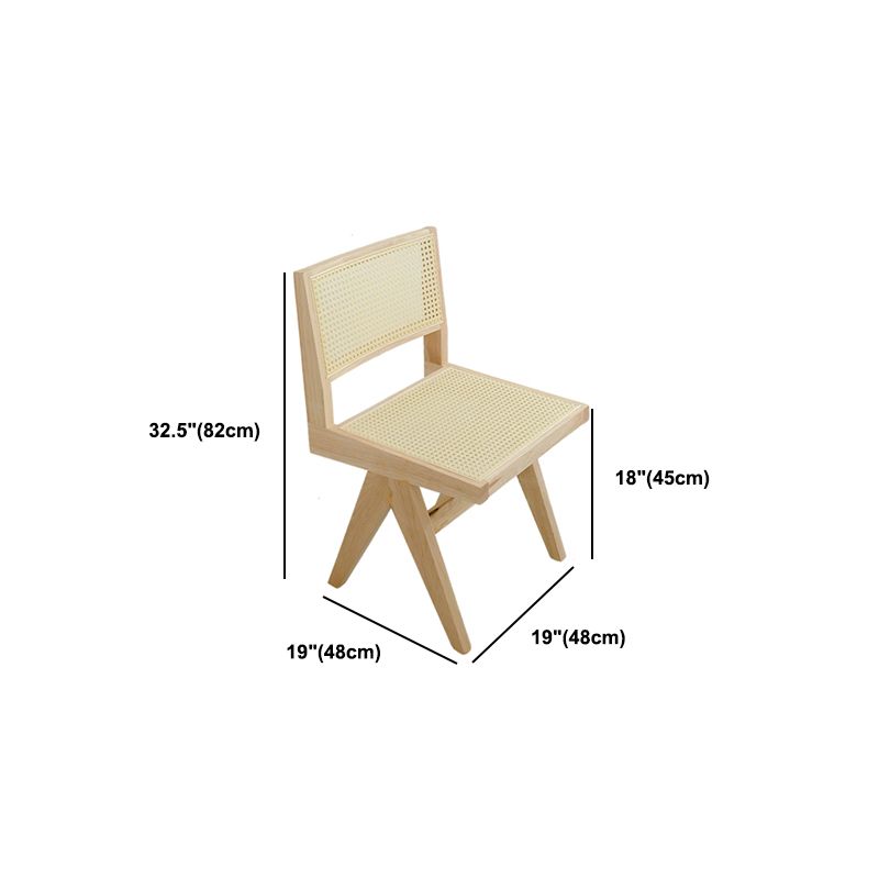 Rechthoekige eettafelset 1/2/5 stuks massief houten eettafel en stoelen
