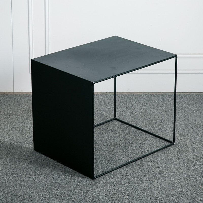 Mid-Century Modern Coffee Table in Black Iron Cocktail Table Clearhalo 'Coffee & Accent Tables' 'Coffee Tables' 'coffee_tables' 'furn' 'furn_coffee_tables' 'Furniture' 'Living Room Furniture' 1200x1200_35ae6c92-7981-4e49-a306-915873125003