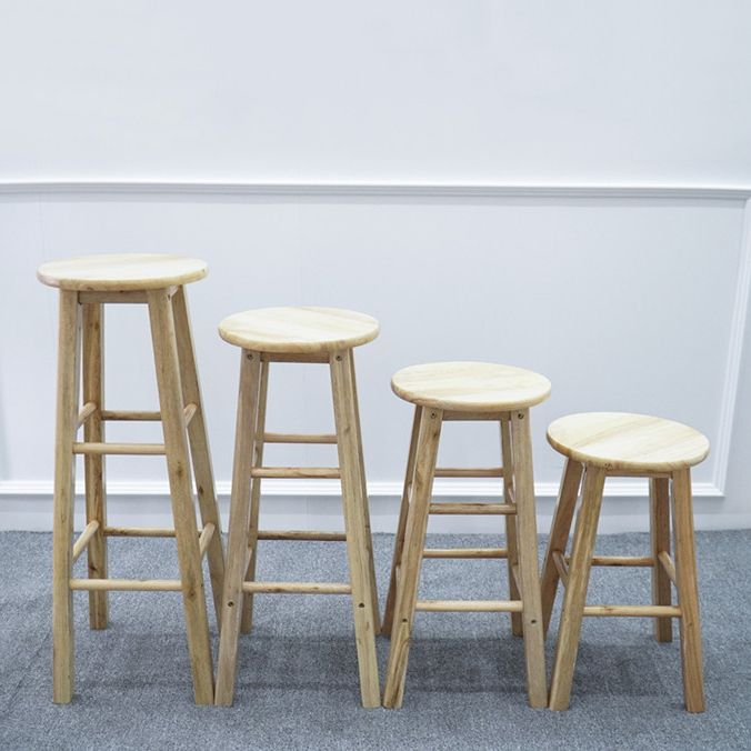Modern Armless Non Foldable Counter Stool Wood Household Bar Stool with Pedal Clearhalo 'Bar Furniture' 'Bar Stools' 'bar_stools' 'furn' 'furn_bar_stools' 'furniture_bar_stools' 'Kitchen & Dining Furniture' 'kitchen&dining_furn' 'kitchen' 'kitchen_furn' Furniture' 1200x1200_35affdb5-6e7d-445d-b017-aba79fead5d1