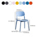 Plastic Contemporary Armless Chair Open Back Indoor-Outdoor Chair Clearhalo 'Dining Chairs' 'Dining Tables & Seating' 'dining_chair' 'Furniture' 'furniture_dining_chair' 'Kitchen & Dining Furniture' 1200x1200_35b0b3a1-069b-4da7-ac3c-ccb0e9a884ac